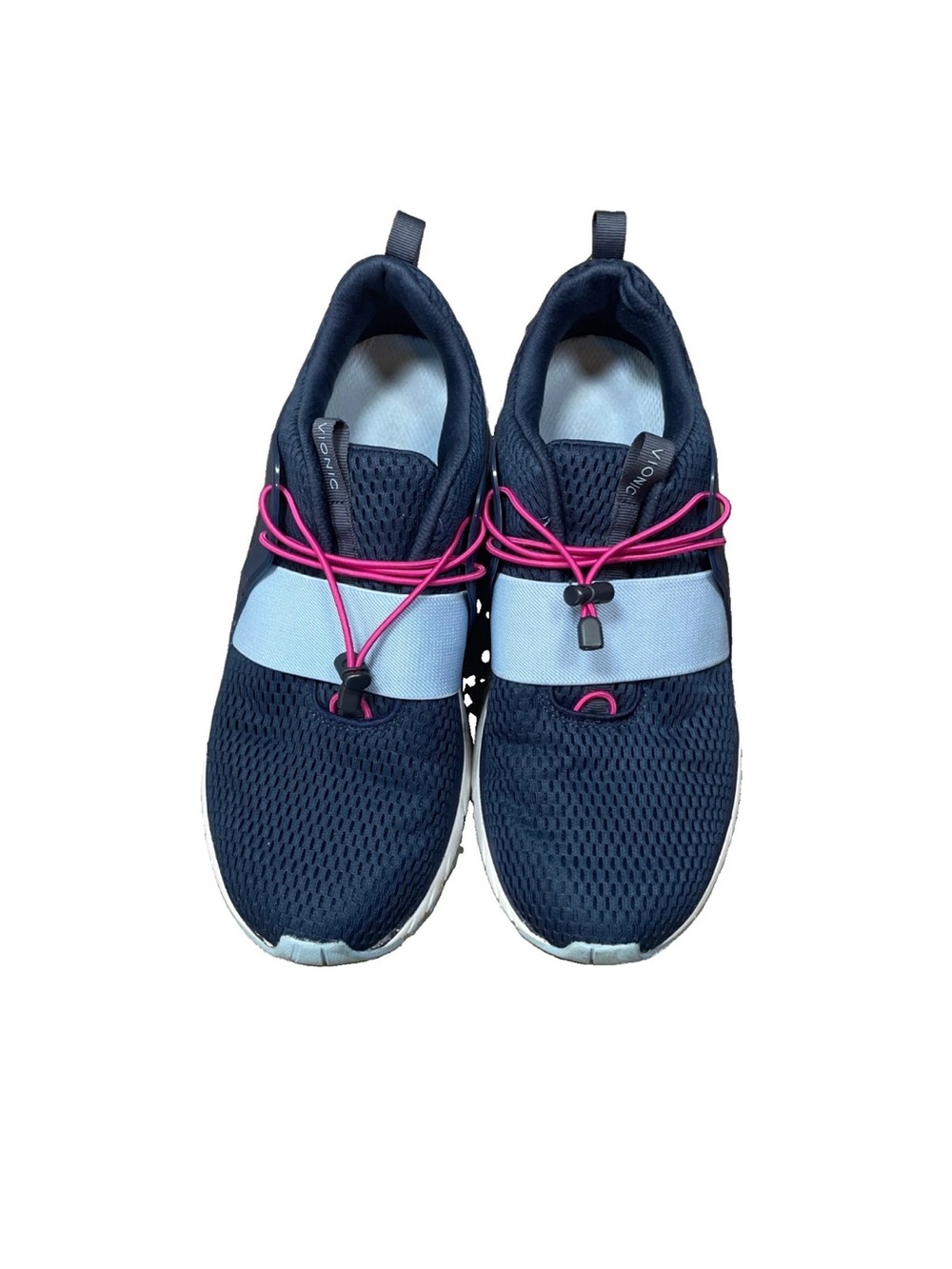 Vionic Berlin Sneakers Women’s 11 Supportive Navy Orthopedic Comfort Shoes